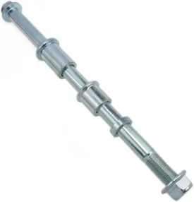 12mm Axle 210mm Front and Rear Axle with Bushing 5mm 20mm 30mm Dirt Bike Axle Barrel Axle Rear Wheel Fork Axle Scooter Parts Bicycle Parts 1PCS