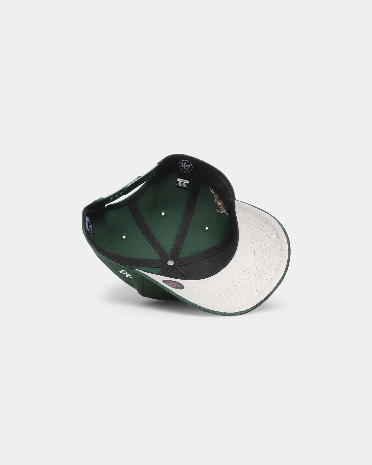 47 Brand Atlanta Braves Sure Shot MVP DT Snapback Dark Green/Red