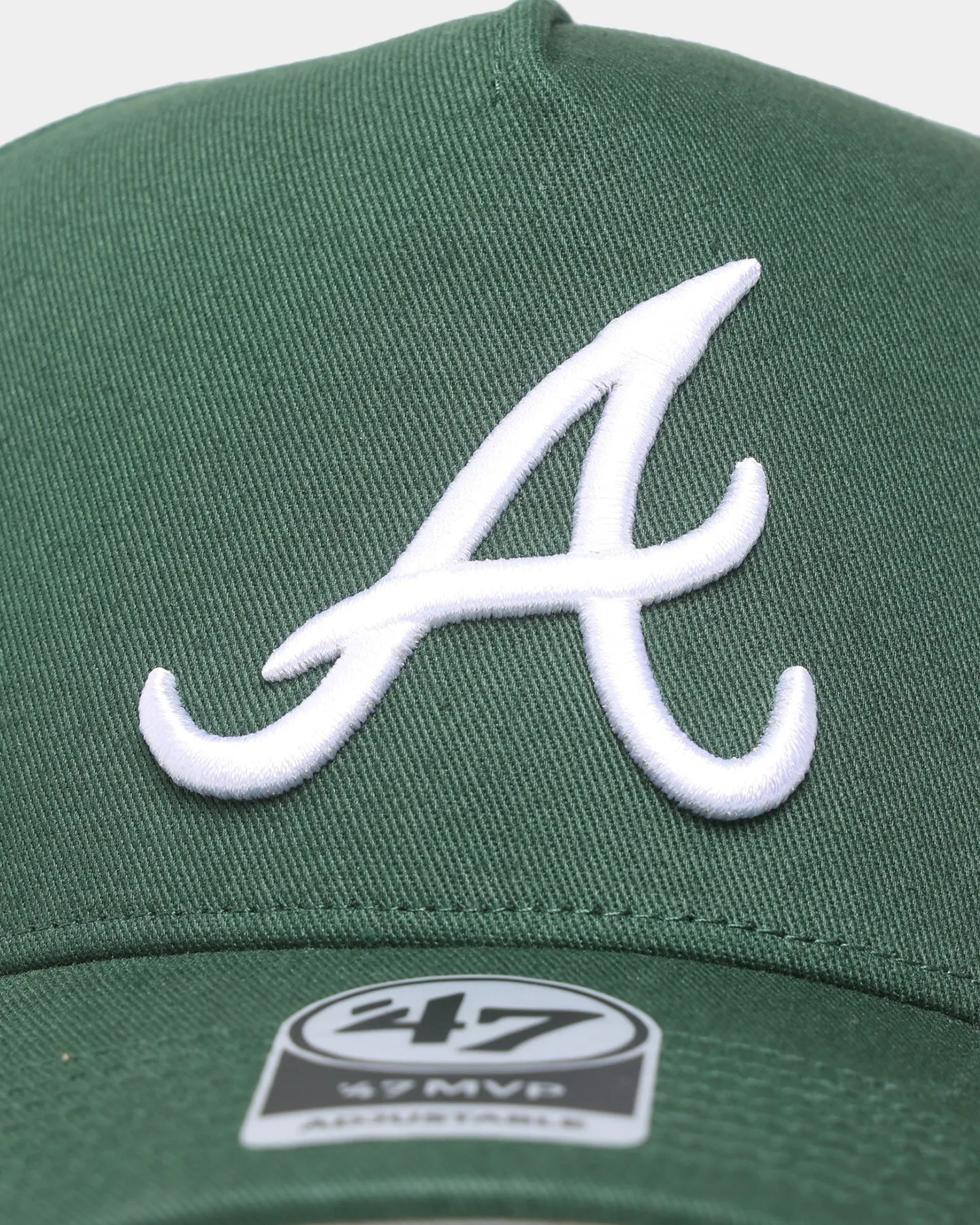 47 Brand Atlanta Braves Sure Shot MVP DT Snapback Dark Green/Red