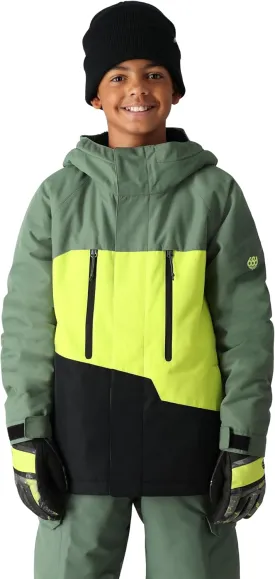 686 Boy's Geo Insulated Jacket - Snow & Ski Jacket, Thermal Clothing - Water & Weather Resistant
