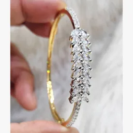 Aamrapali Gold Plated AD Bangle
