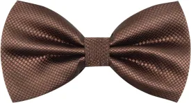 Alizeal Mens Solid Mini Squares Formal Banded Bow Ties
