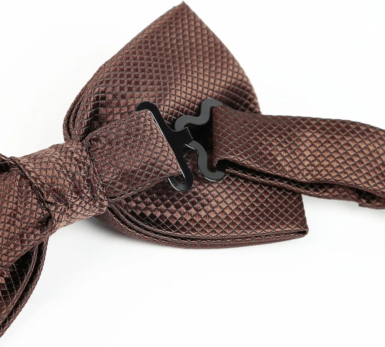 Alizeal Mens Solid Mini Squares Formal Banded Bow Ties