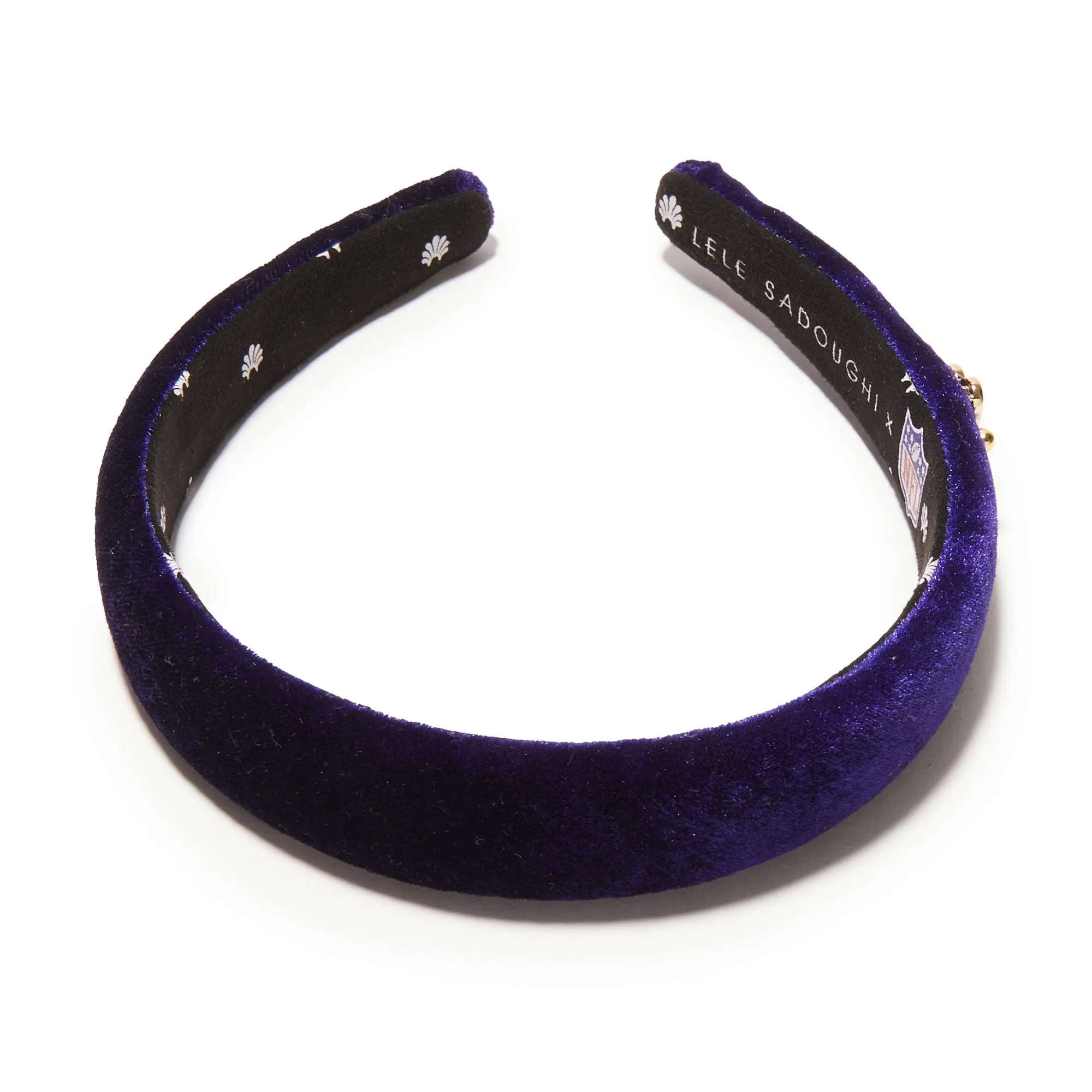 BALTIMORE RAVENS LELE SADOUGHI X NFL PURPLE CHARLOTTE HEADBAND