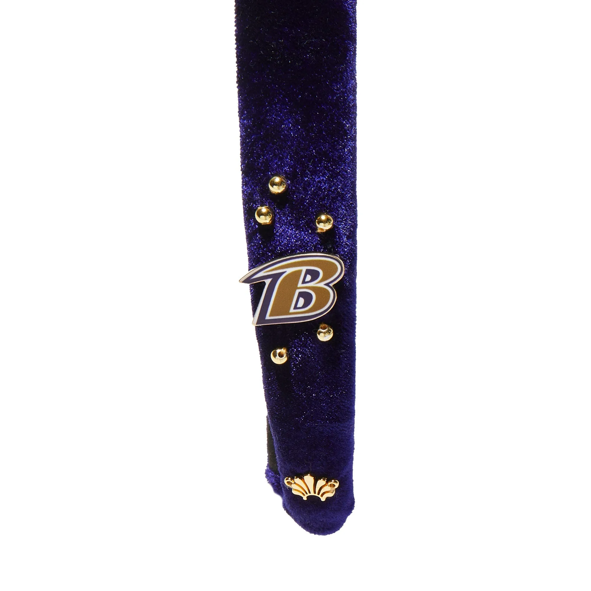 BALTIMORE RAVENS LELE SADOUGHI X NFL PURPLE CHARLOTTE HEADBAND