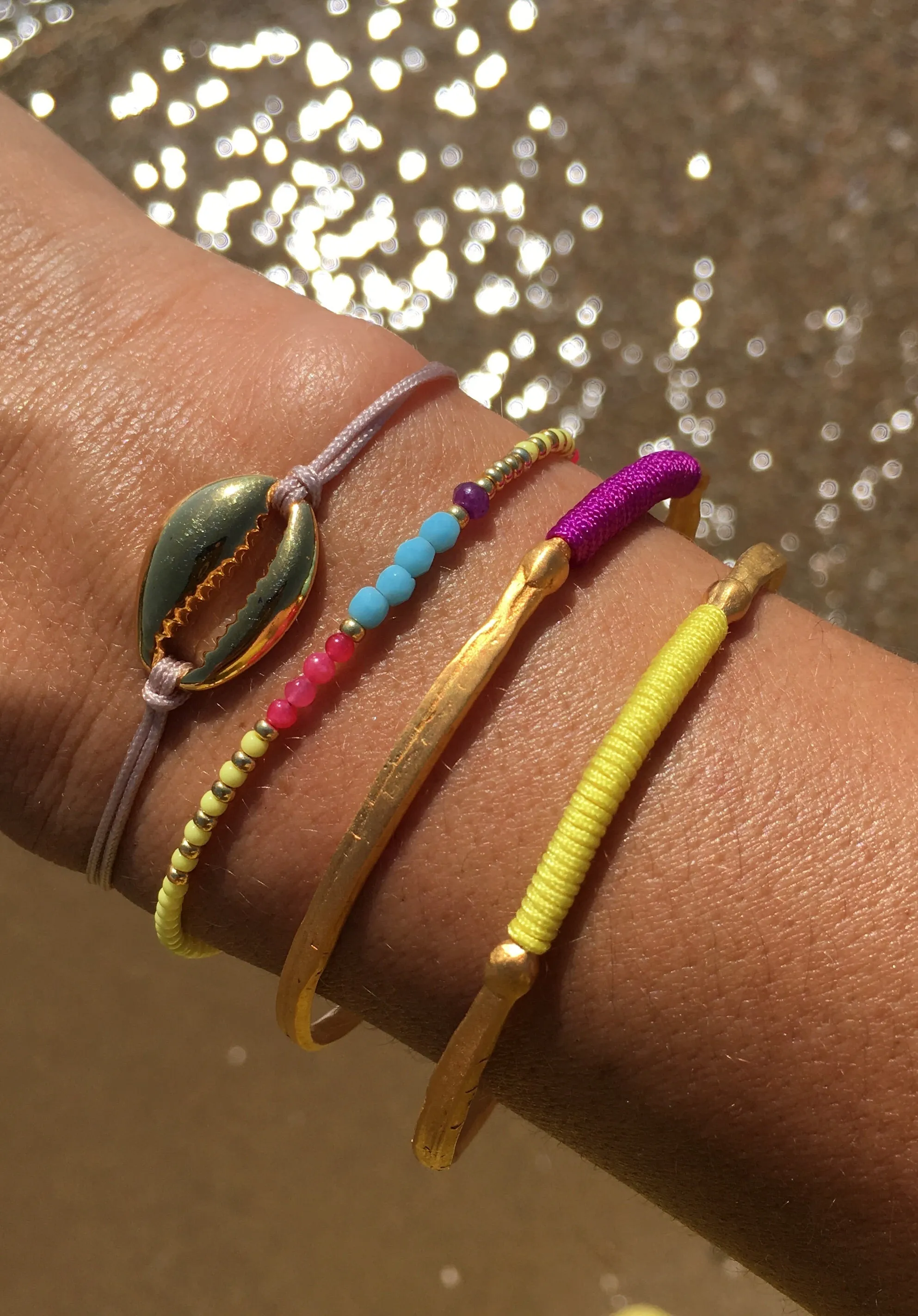BANGLES "CHROMATA" GOLD
