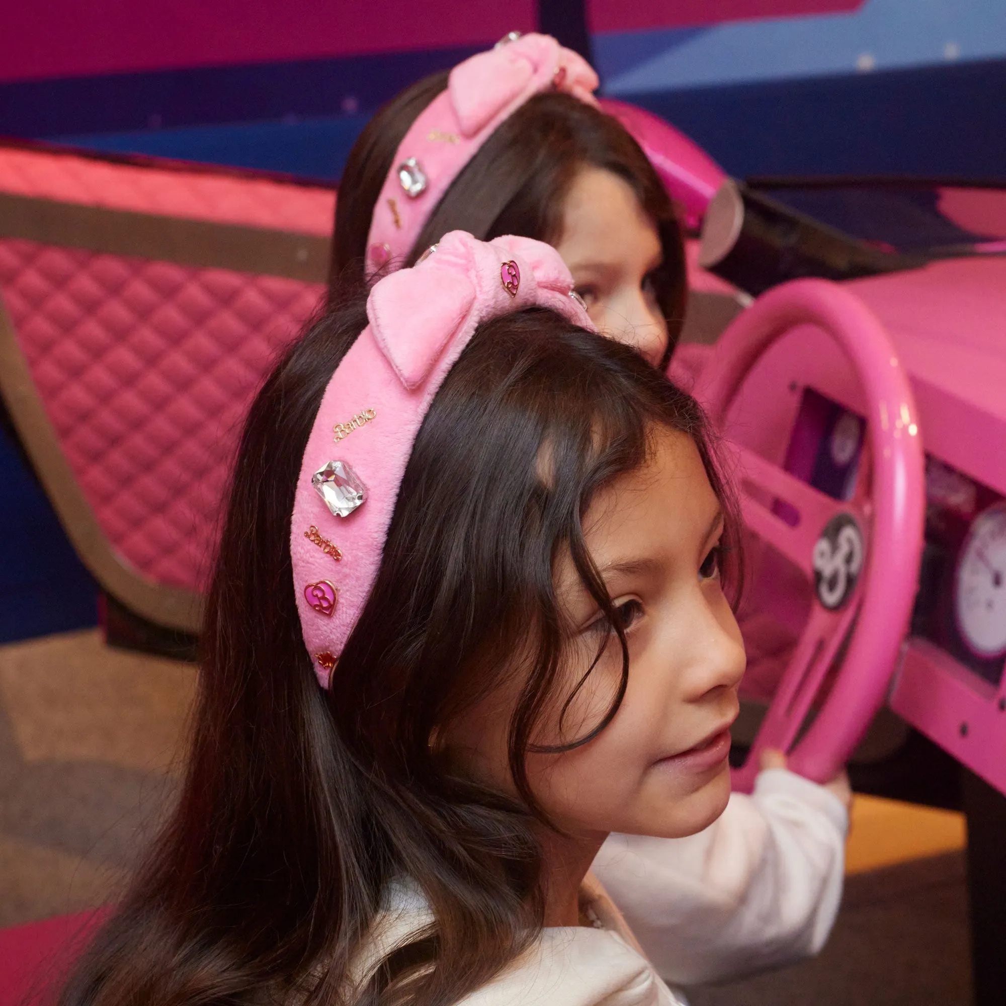 BARBIE™ X LELE SADOUGHI LIPSTICK PINK CHARMS KIDS HEADBAND