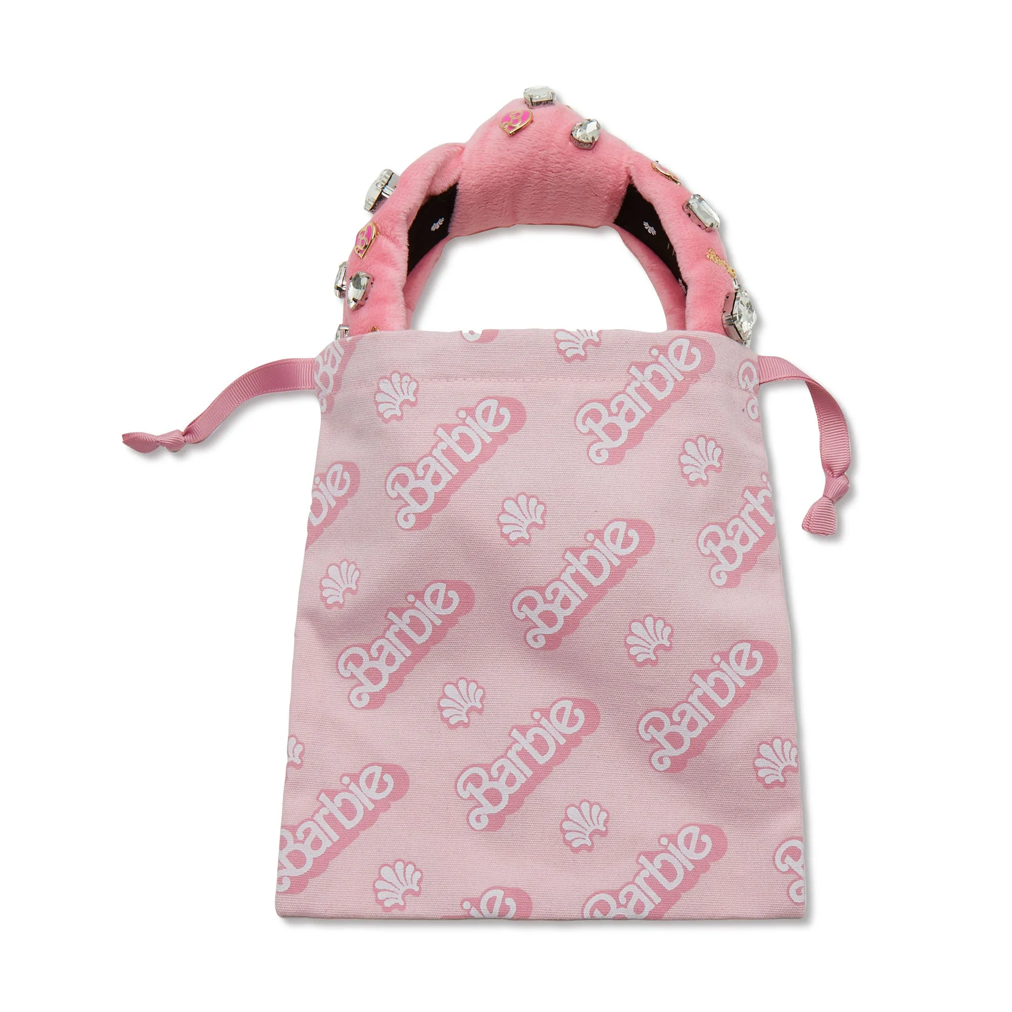 BARBIE™ X LELE SADOUGHI LIPSTICK PINK CHARMS KIDS HEADBAND