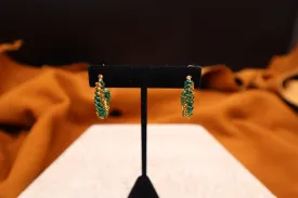 Beaded Hoop Earrings by Sarah Tucker