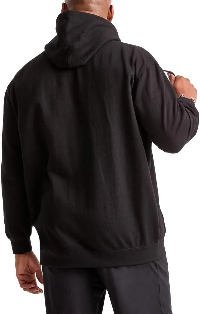 Champion Men's Powerblend Fleece Hoodie, Hooded Sweatshirt For Men, Script (Reg. or Big & Tall)