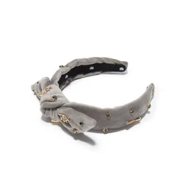 CHARCOAL KIDS SPOOKY EMBELLISHED BOW-TIE HEADBAND