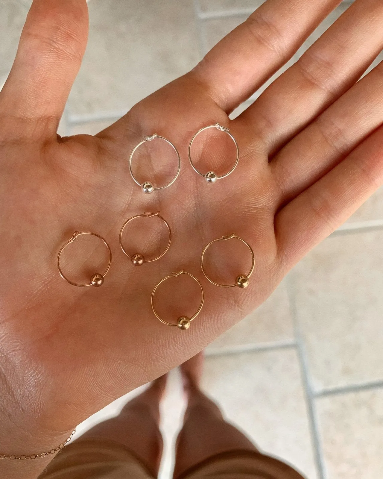 Classic Hoop Earrings  - 14k Yellow Gold Fill