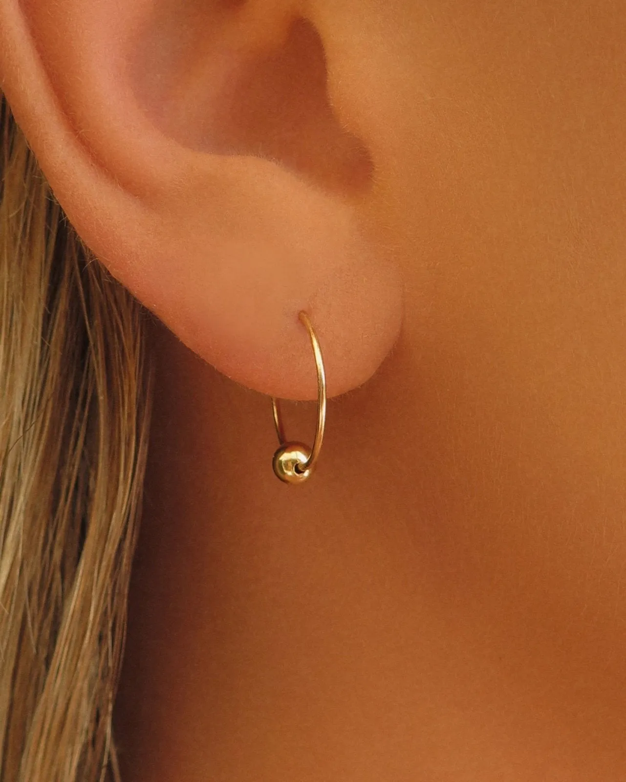 Classic Hoop Earrings  - 14k Yellow Gold Fill