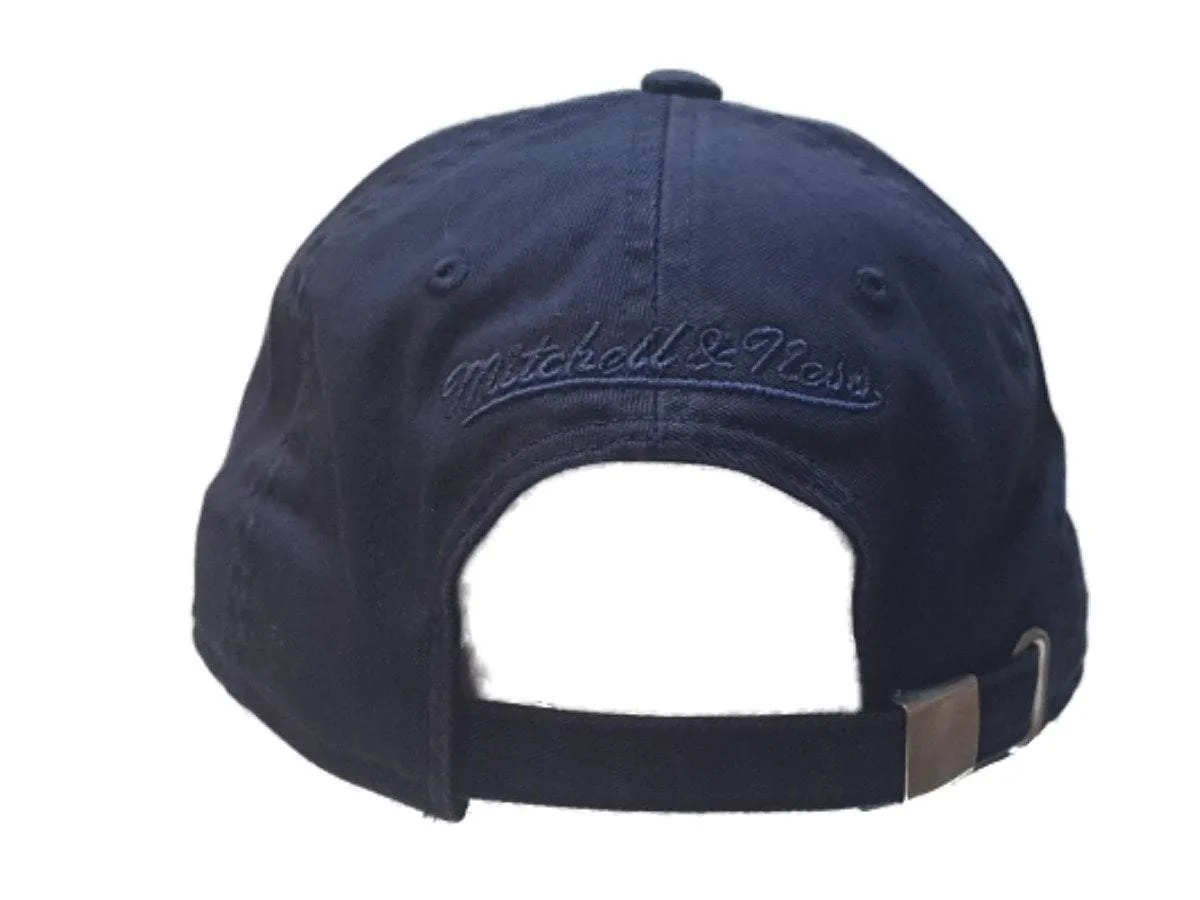 Cleveland Cavaliers Mitchell & Ness Navy Adj. Reflective Logo Baseball Hat Cap