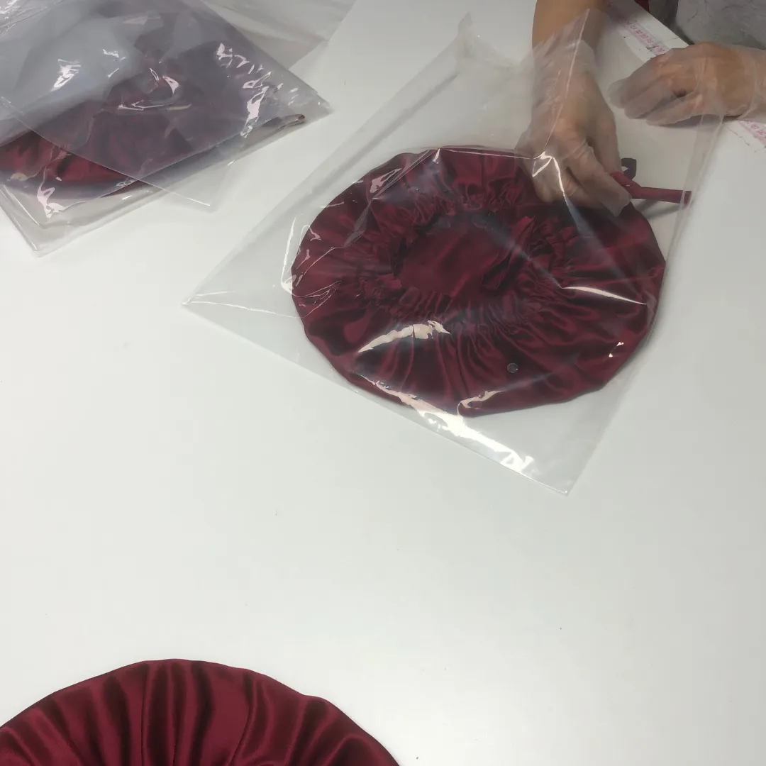 Custom Wholesale Silk Bonnet with Tie - Adjustale & Double Side