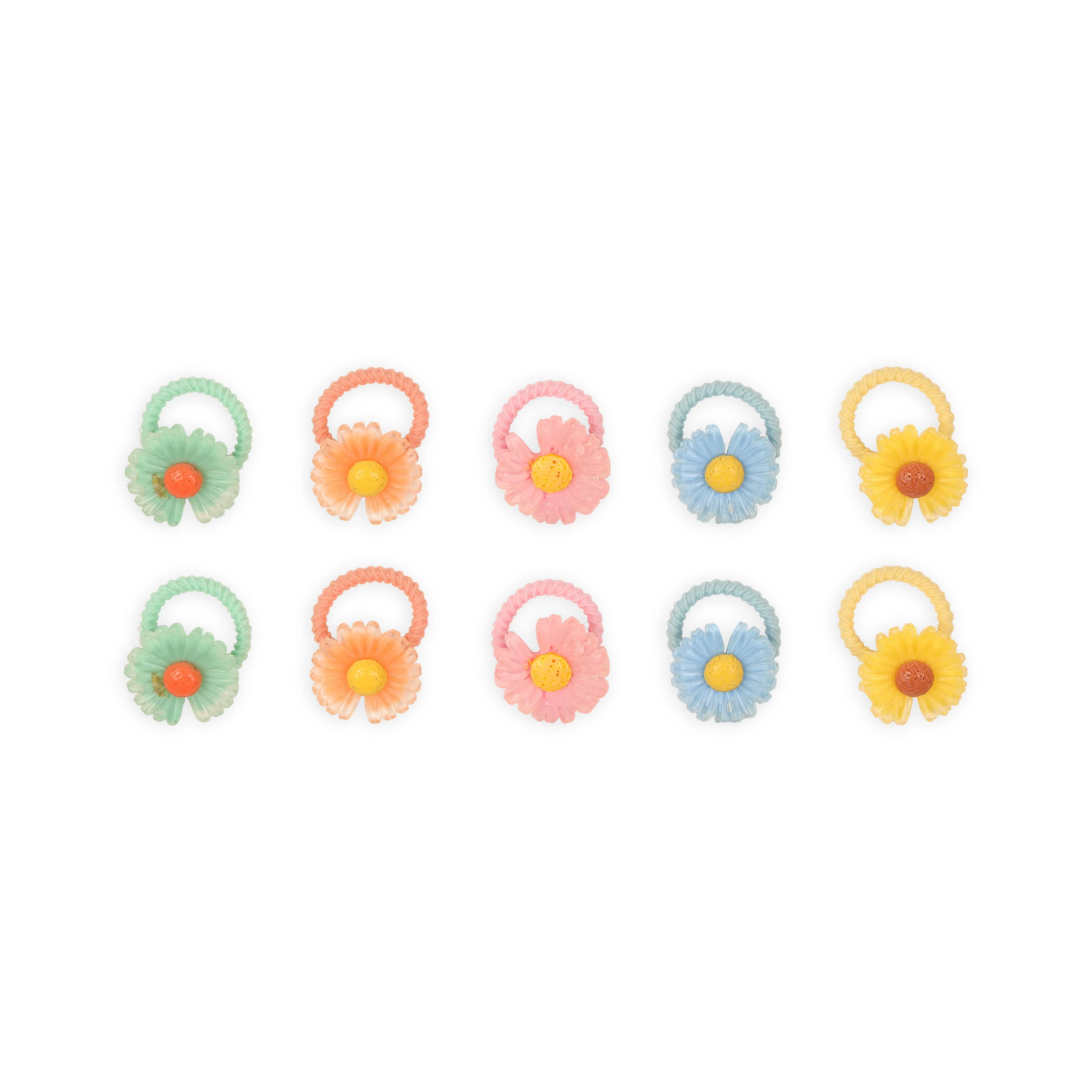 Daisy Wrap Rubberbands (Pack of 5 Pairs)