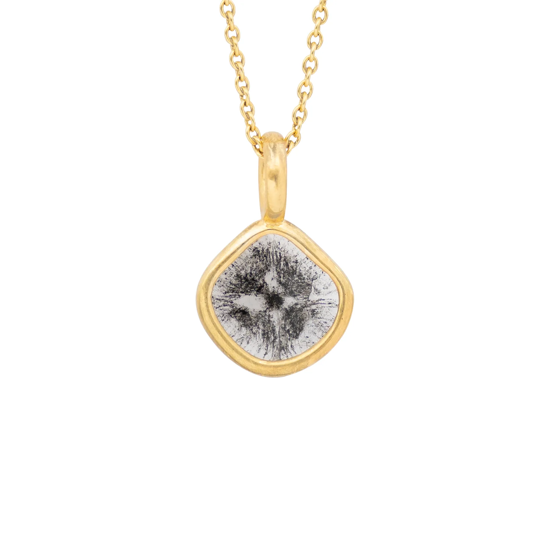 DIAMOND SLICE PENDANT