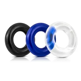 Donut Rings - Assorted Colors - 50 Pieces Display