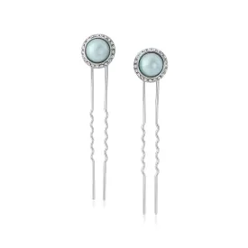 Duck Egg Dream Hair Pins