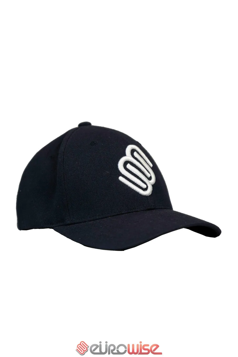 EUROWISE EW LOGO FITTED HAT (NAVY/WHITE STITCH)
