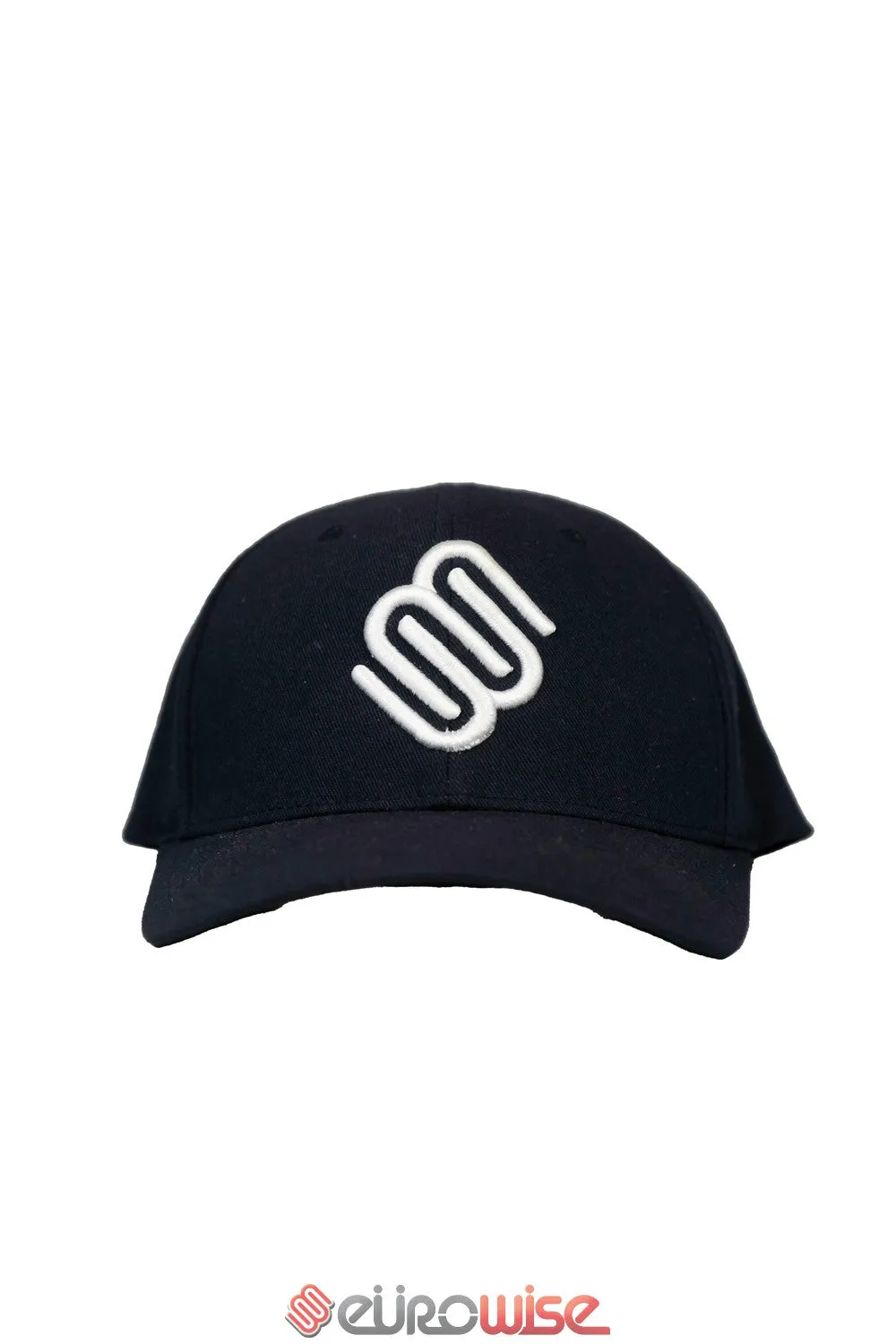 EUROWISE EW LOGO FITTED HAT (NAVY/WHITE STITCH)