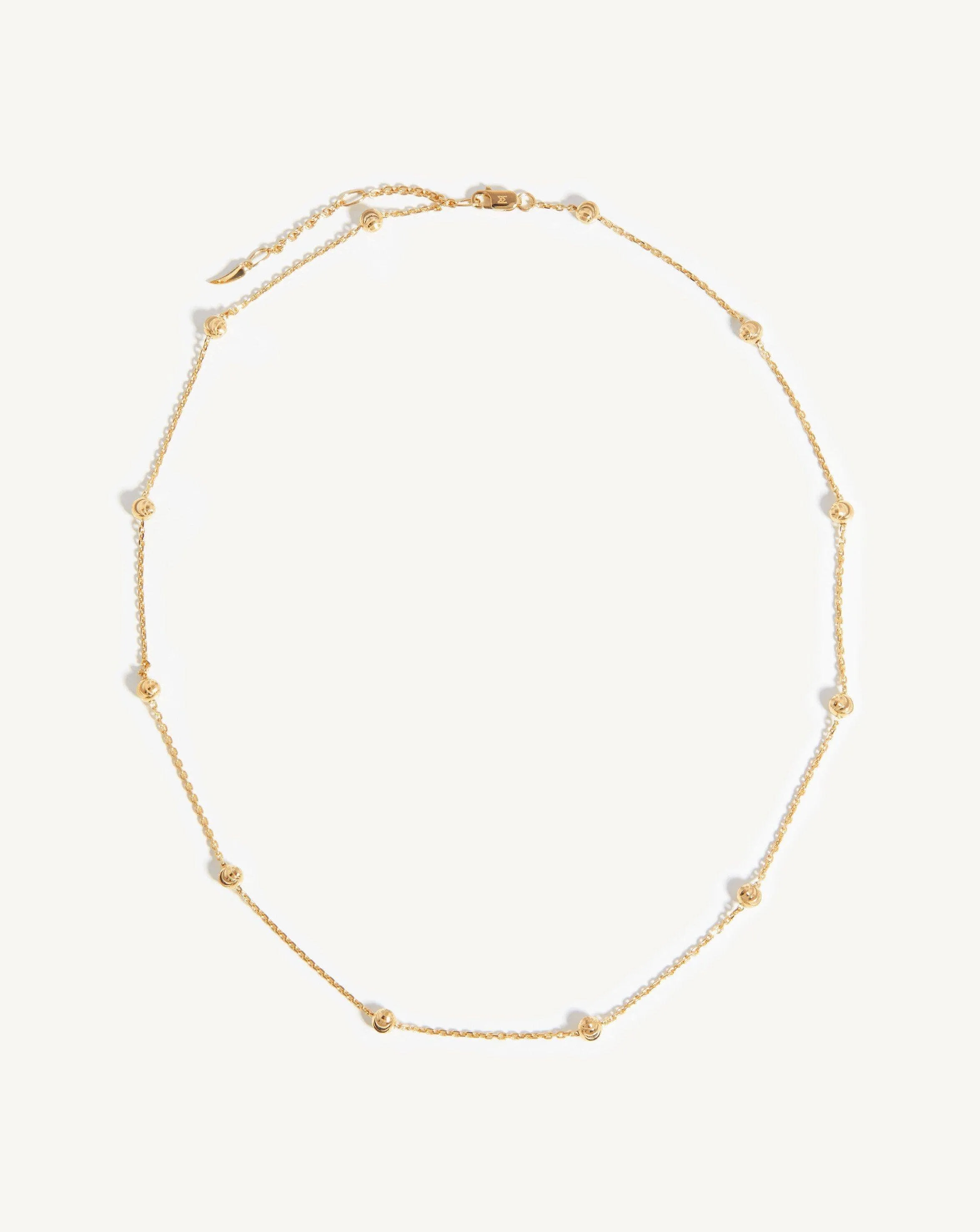 Fine Bobble Chain Necklace