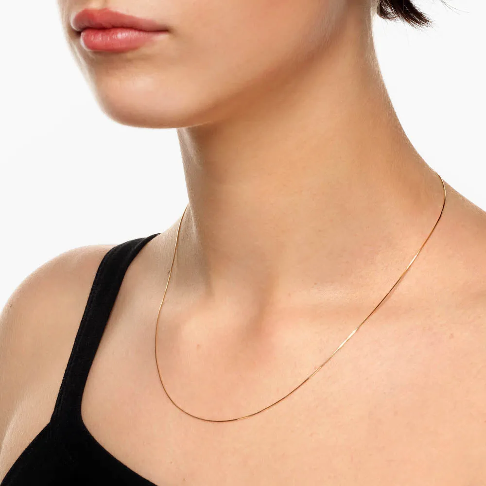 Fine Snake Chain in 10k Gold