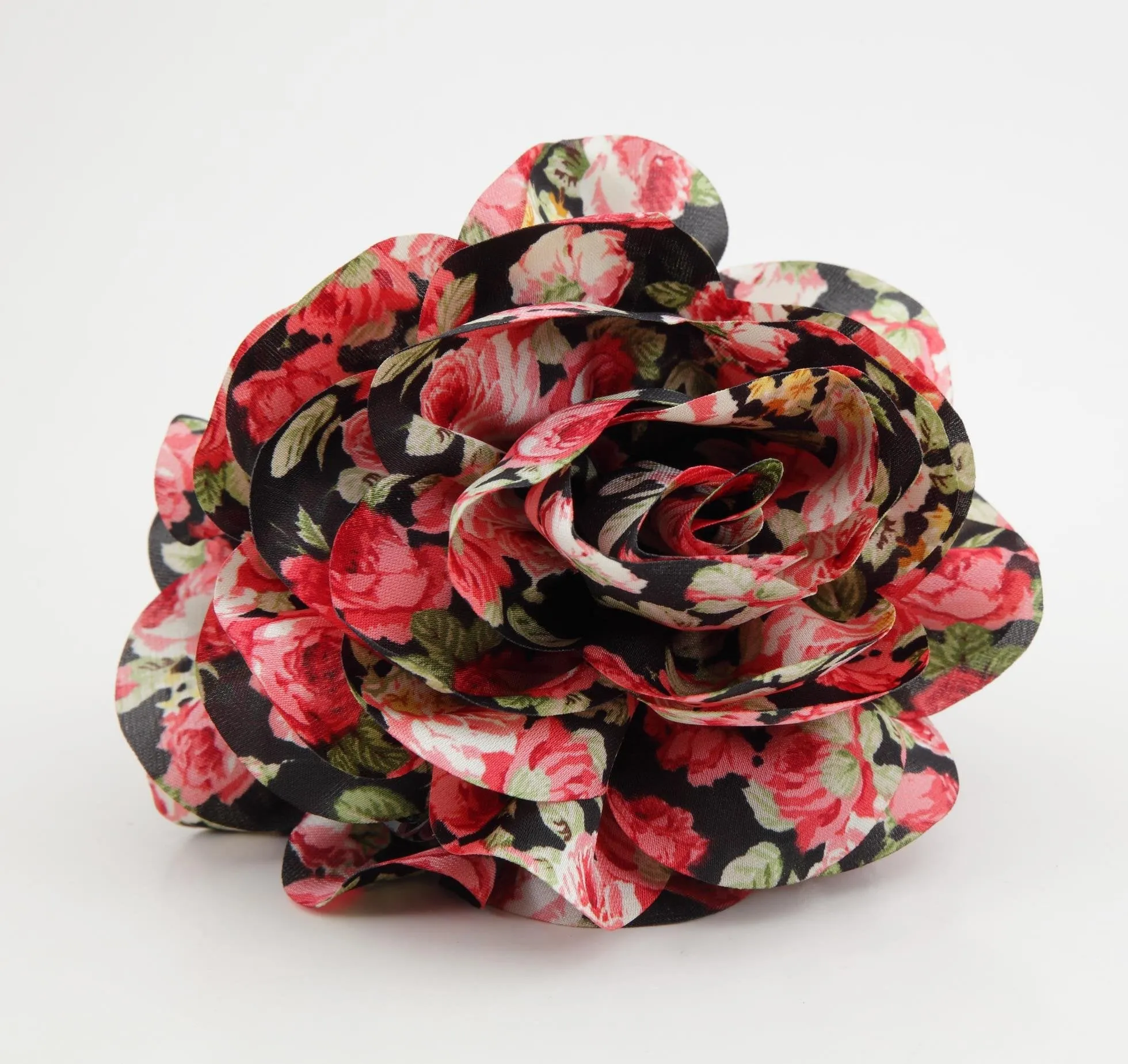 Flower Print Floral Petal Dahlia Hair Jaw Claw