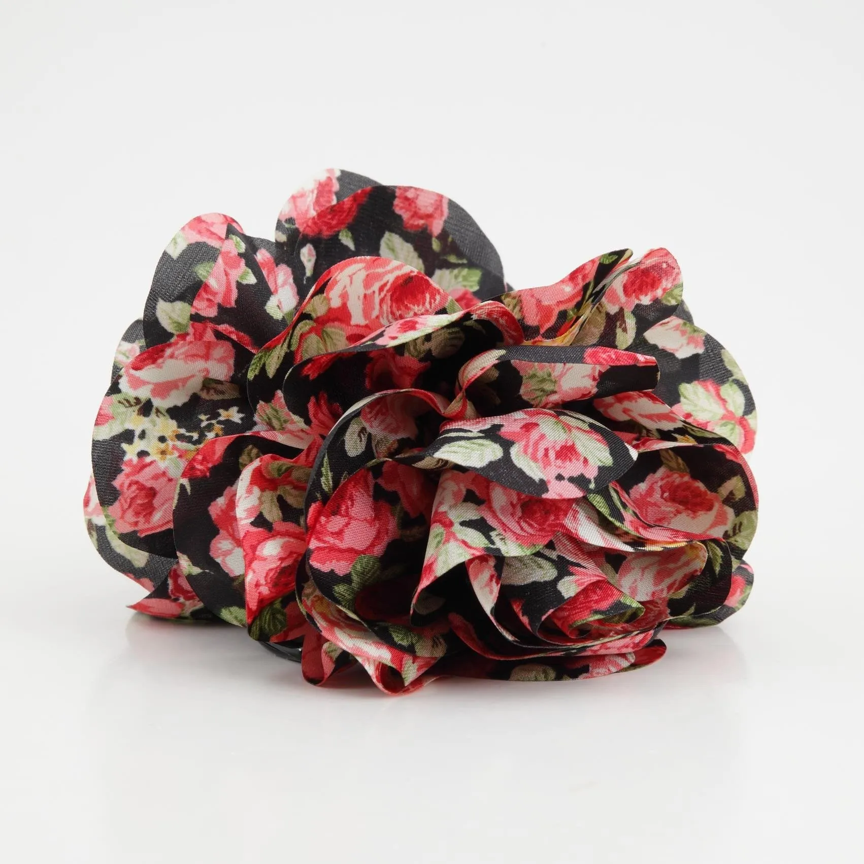 Flower Print Floral Petal Dahlia Hair Jaw Claw