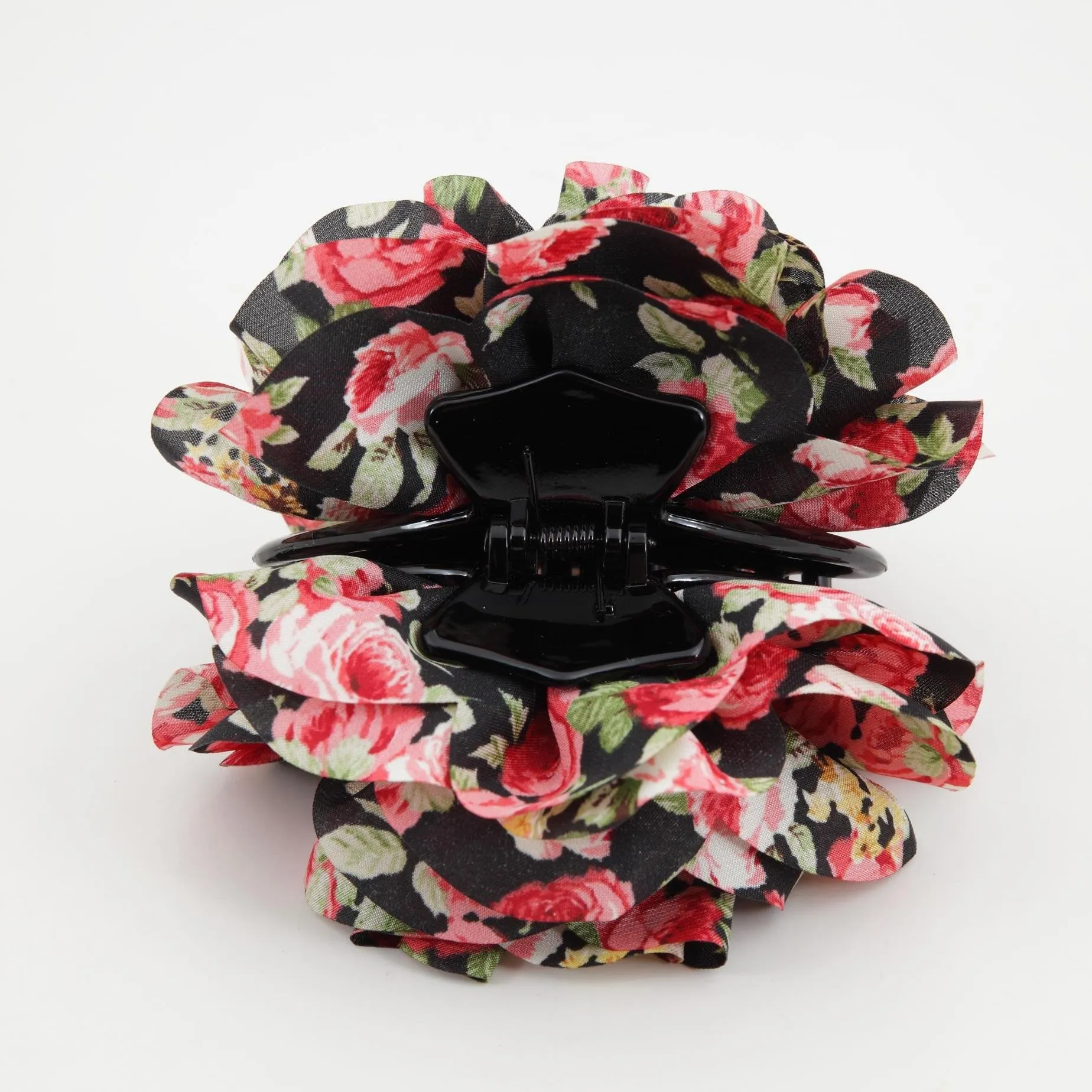 Flower Print Floral Petal Dahlia Hair Jaw Claw