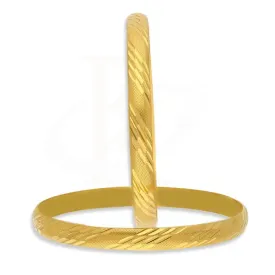 Gold Bangles in 21KT - FKJBNG21K1945