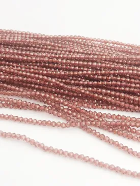 HALF OFF SALE - Garnet Gemstone Beads, Full Strand, Semi Precious Gemstone, 13"