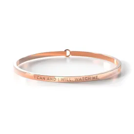 I Can And I Will. Watch Me Bangle