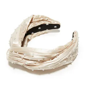 IVORY PEARL EMBELLISHED GRETA HEADBAND