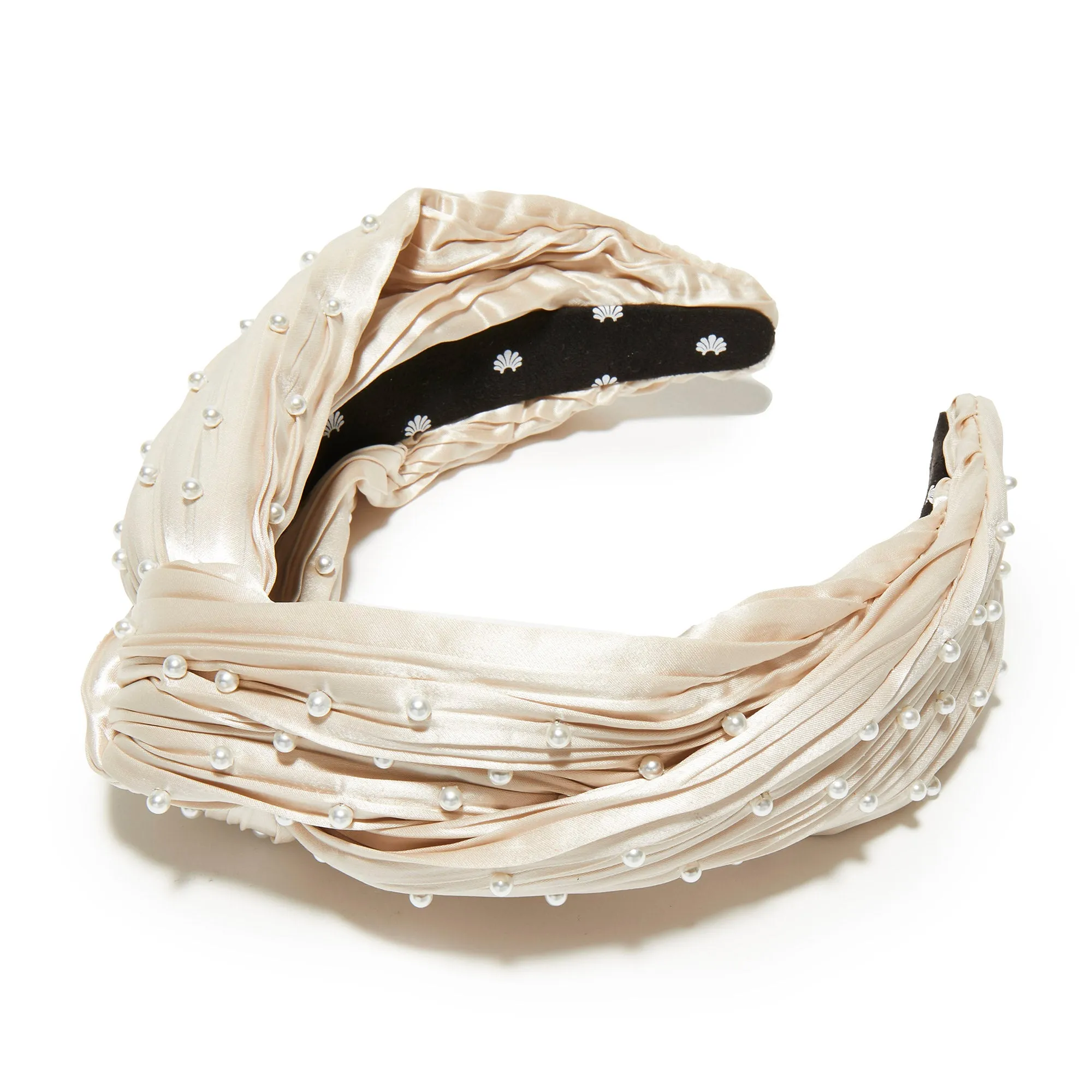 IVORY PEARL EMBELLISHED GRETA HEADBAND