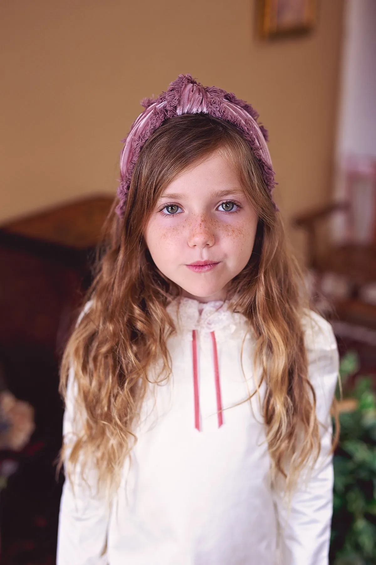 Knot Fringe Headband - Black