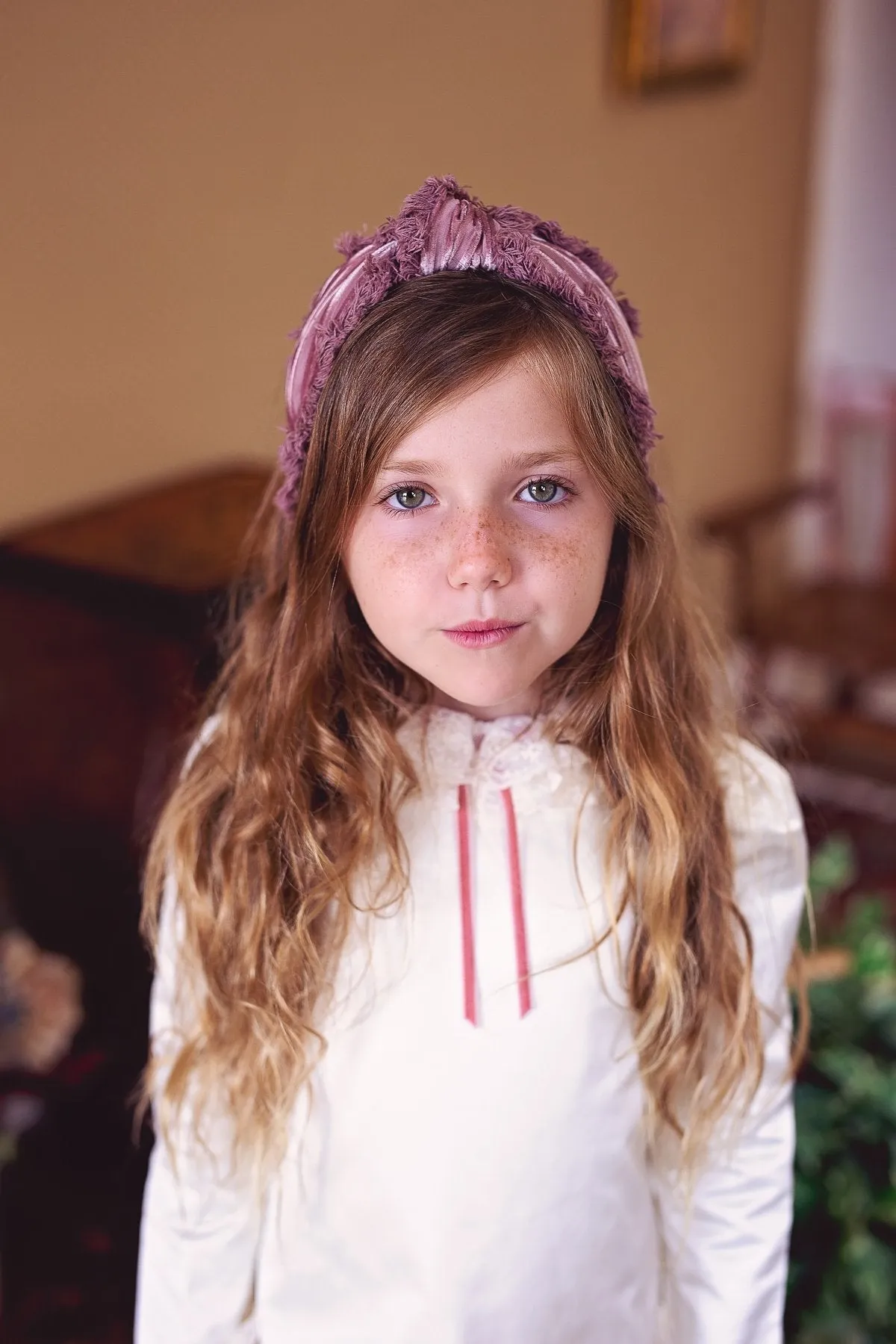 Knot Fringe Headband - Black