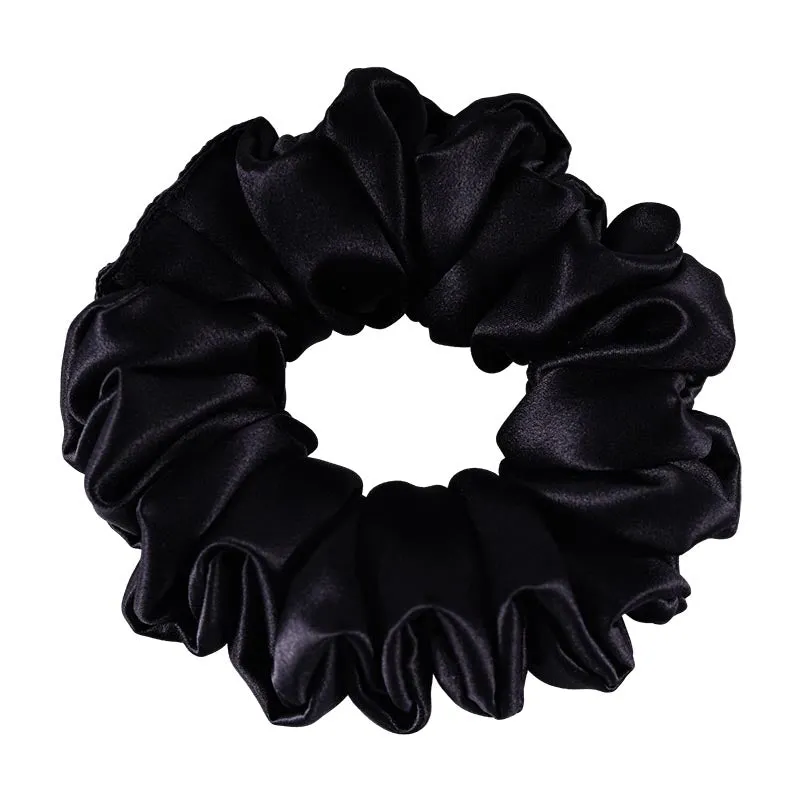 Large Fluffy Silk Scrunchies - custom and wholesale