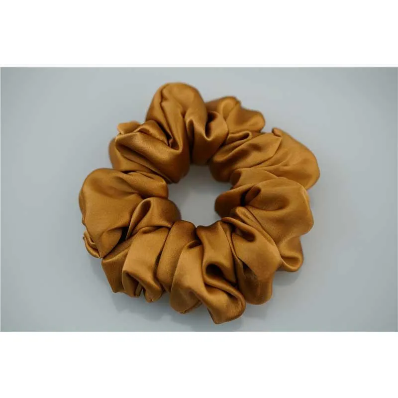 Large Fluffy Silk Scrunchies - custom and wholesale