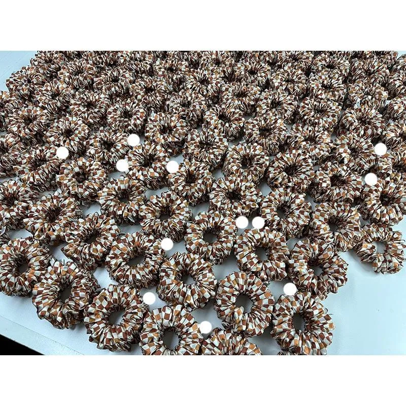 Large Fluffy Silk Scrunchies - custom and wholesale