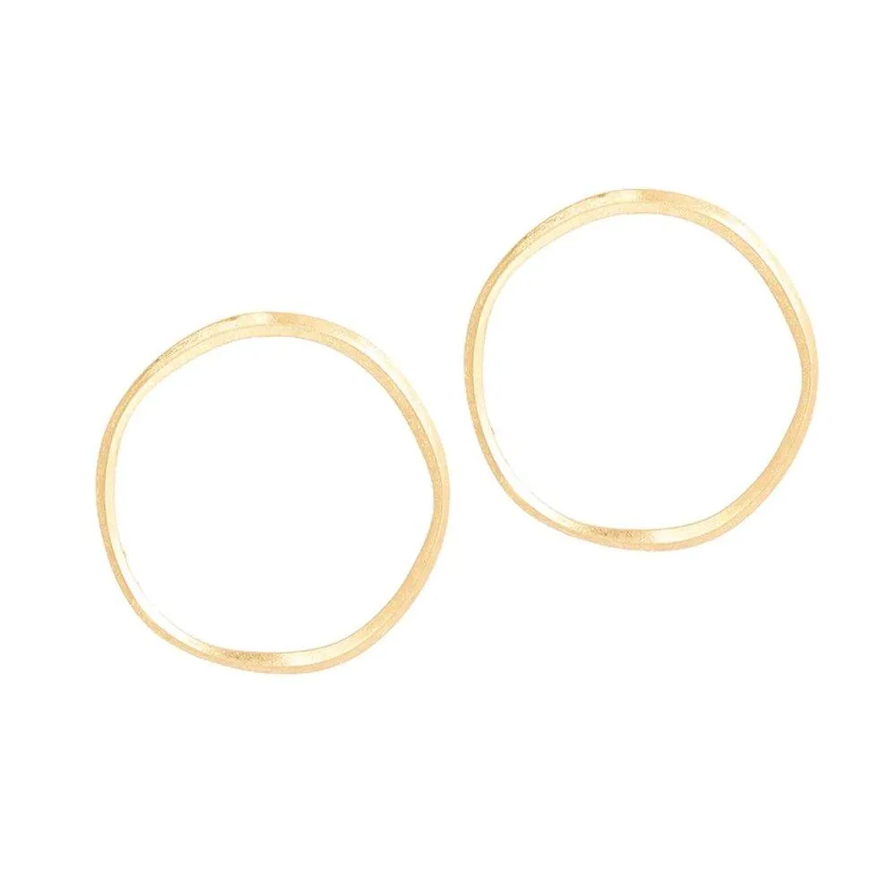 Large Gold Hoop Earrings