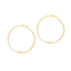 Large Gold Hoop Earrings