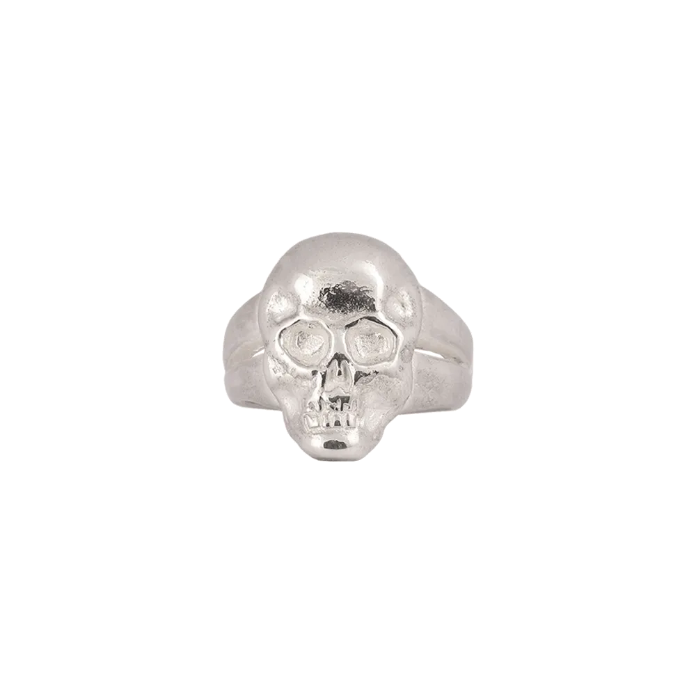 Le Crâne Skull Ring in Silver