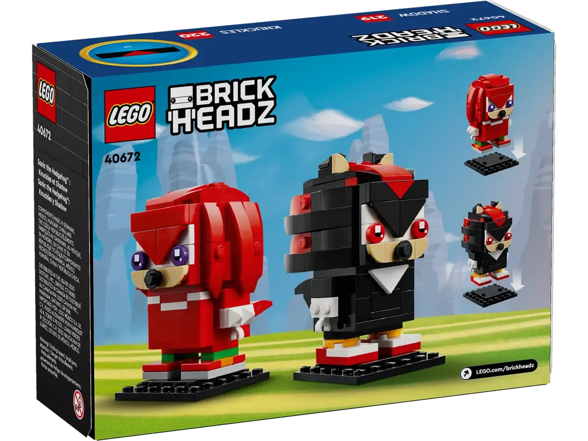 LEGO 40672: Brickheadz: Sonic the Hedgehog: Knuckles & Shadow