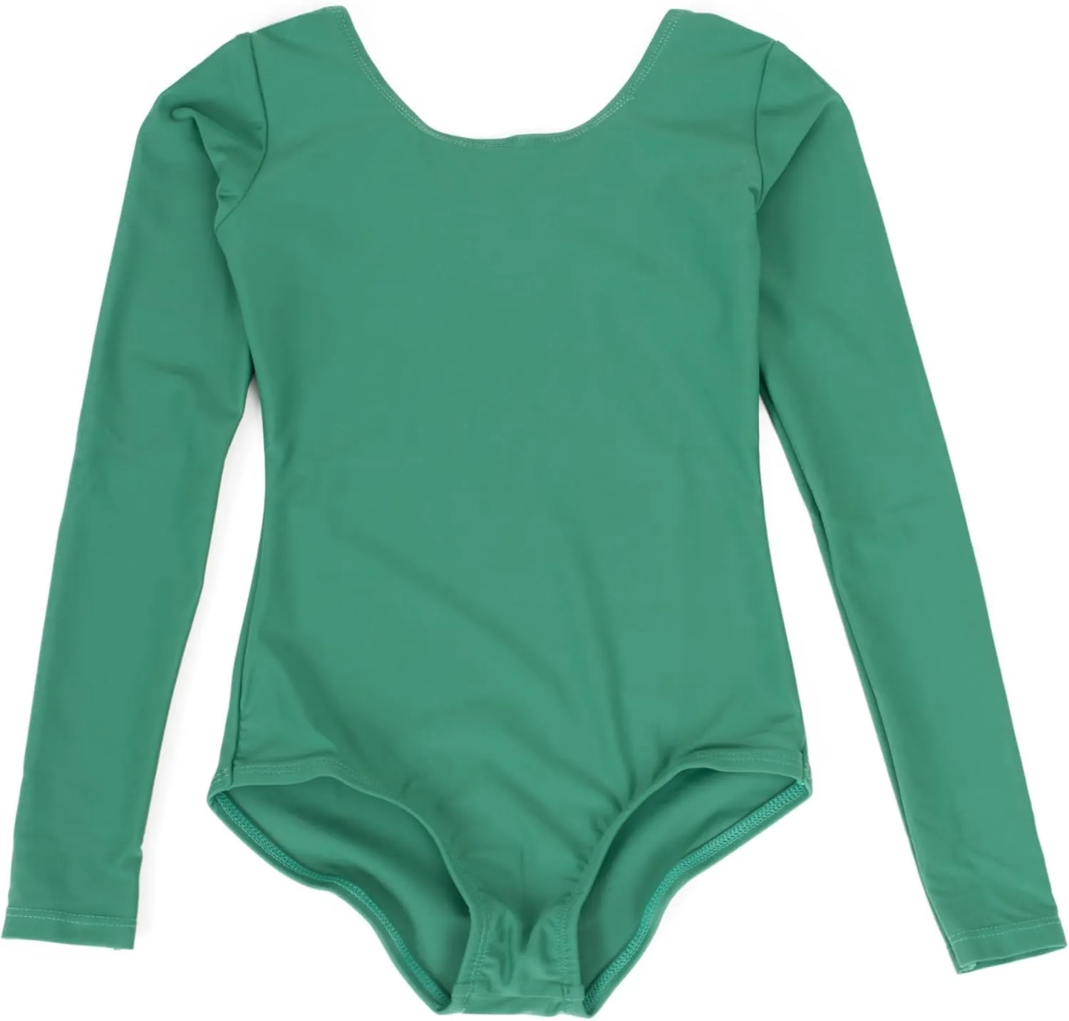 Leveret Girls Leotard Basic Long Sleeve Ballet Dance Leotard (2T-14 Years) Variety of Colors
