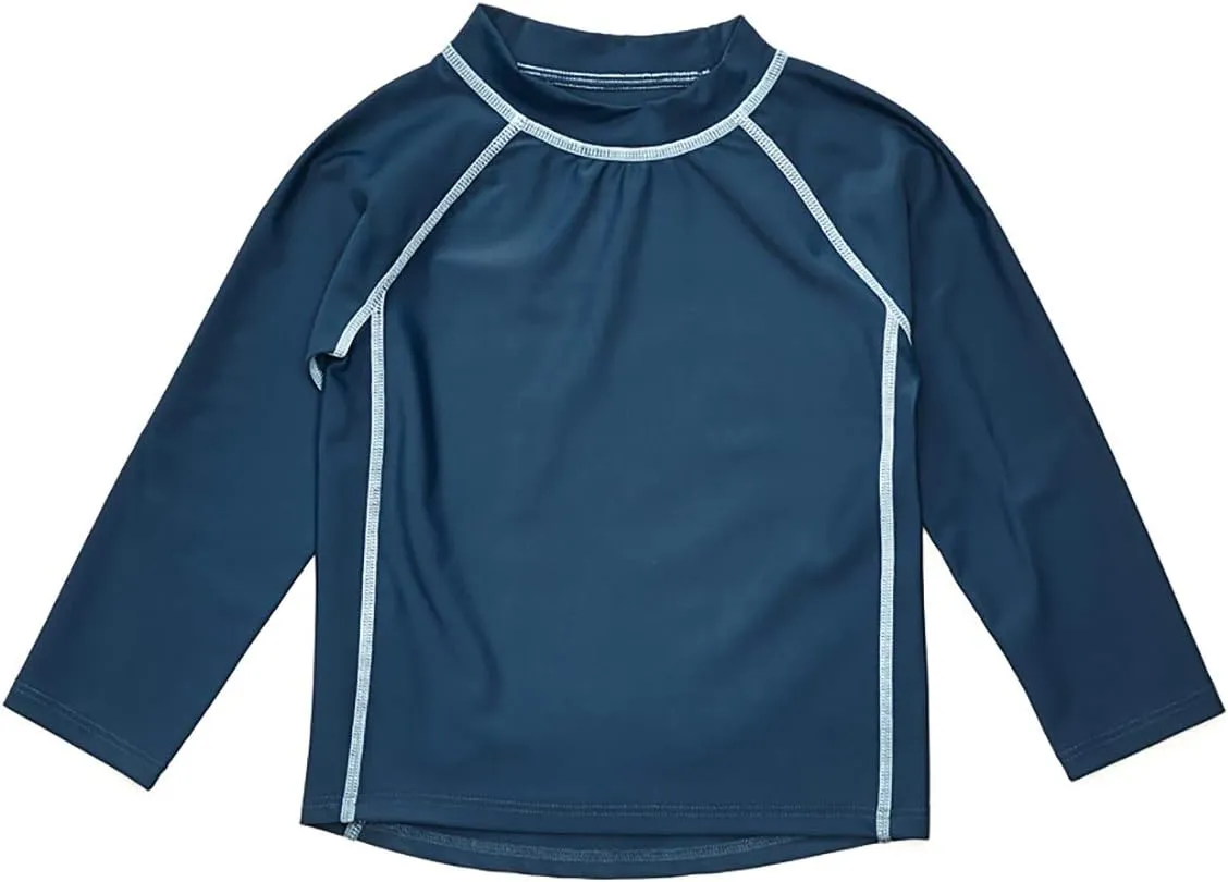Leveret Long Sleeve Baby Boys Girls Rash Guard Sun Protected UPF   50 Kids & Toddler Swim Shirt (12 Months-5 Toddler)