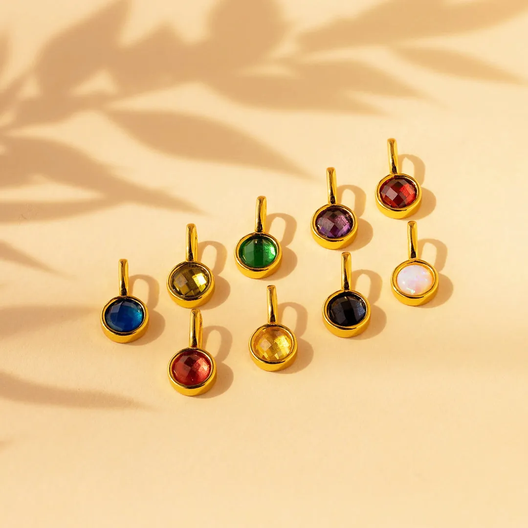 Luxe4348 - Birthstone Necklace, Bracelet, Earrings
