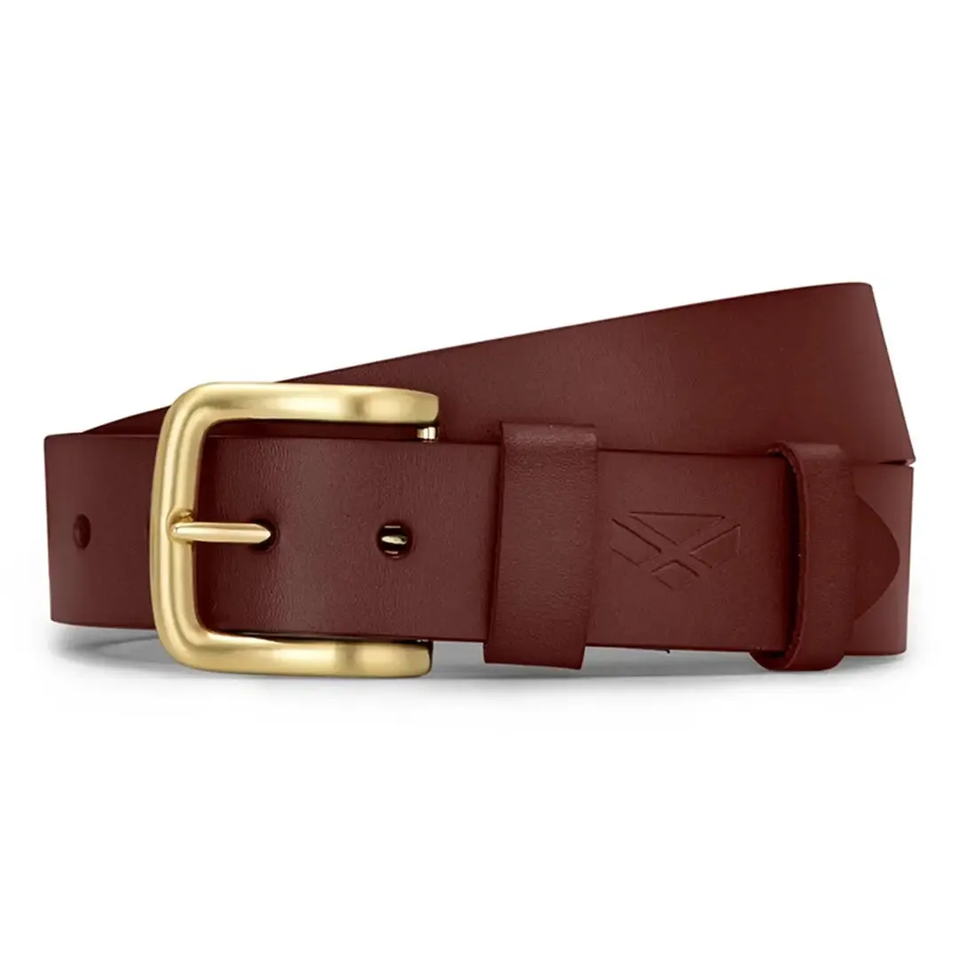 Luxury Leather Belt by Hoggs of Fife