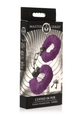 Master Series Cuffed In Fur Furry Handcuffs