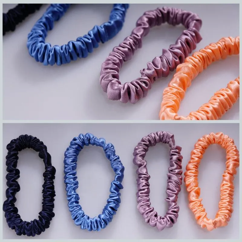 Mini silk scrunchies Dawn - 4 Pack - dropshipping
